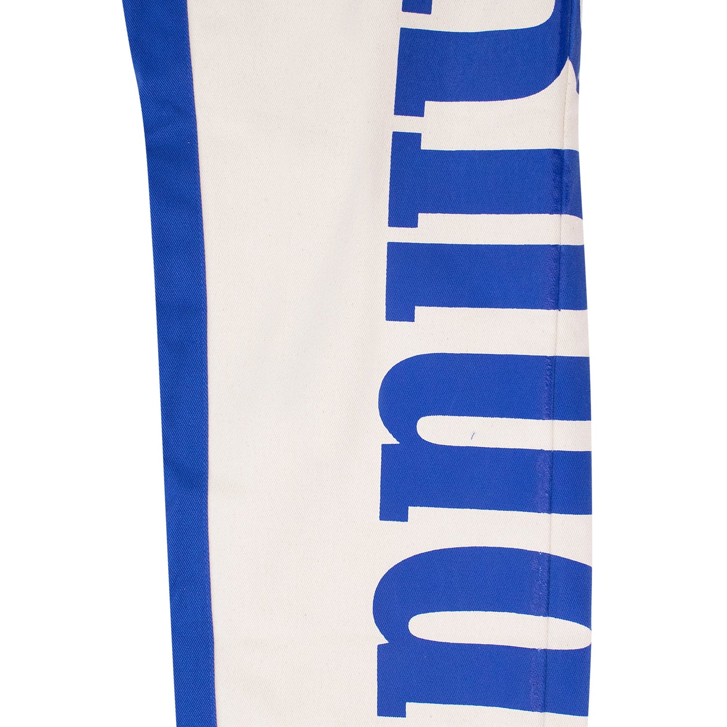 BLUE/CREAM FLIGHT TRACK PANTS