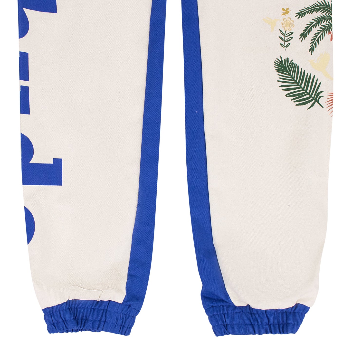 BLUE/CREAM FLIGHT TRACK PANTS