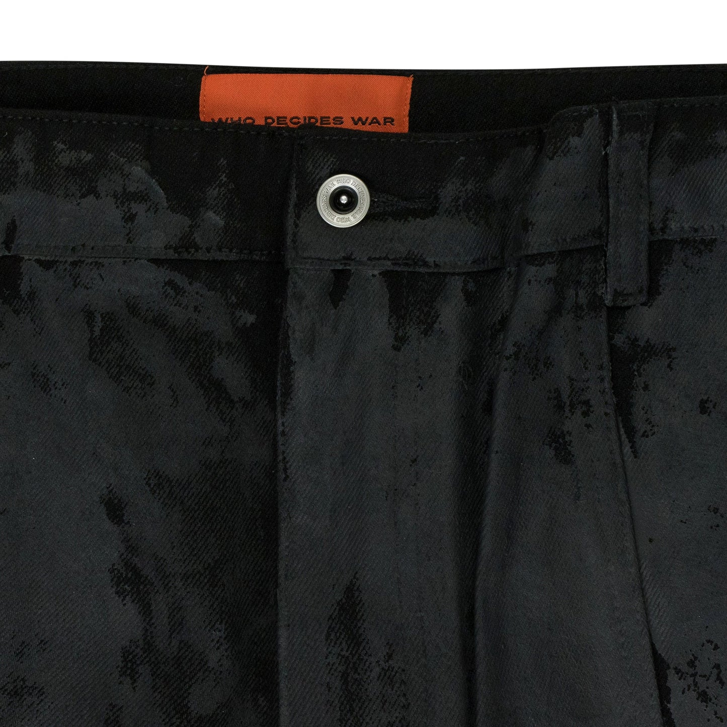 BLACK MRDR MOTO STRAIGHT-FIT JEANS