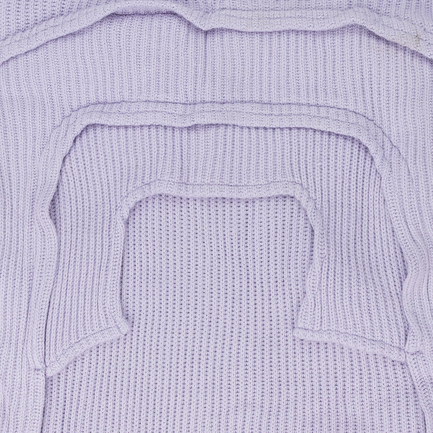 PURPLE ARC WOVEN SWEATER