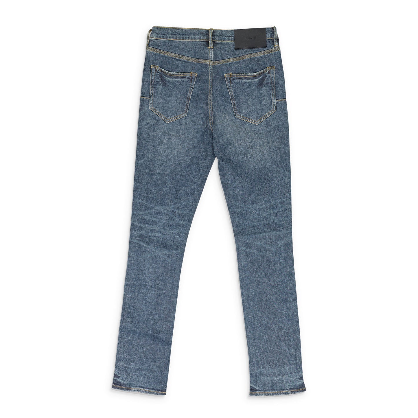 Blue Skinny Vintage Coated Denim