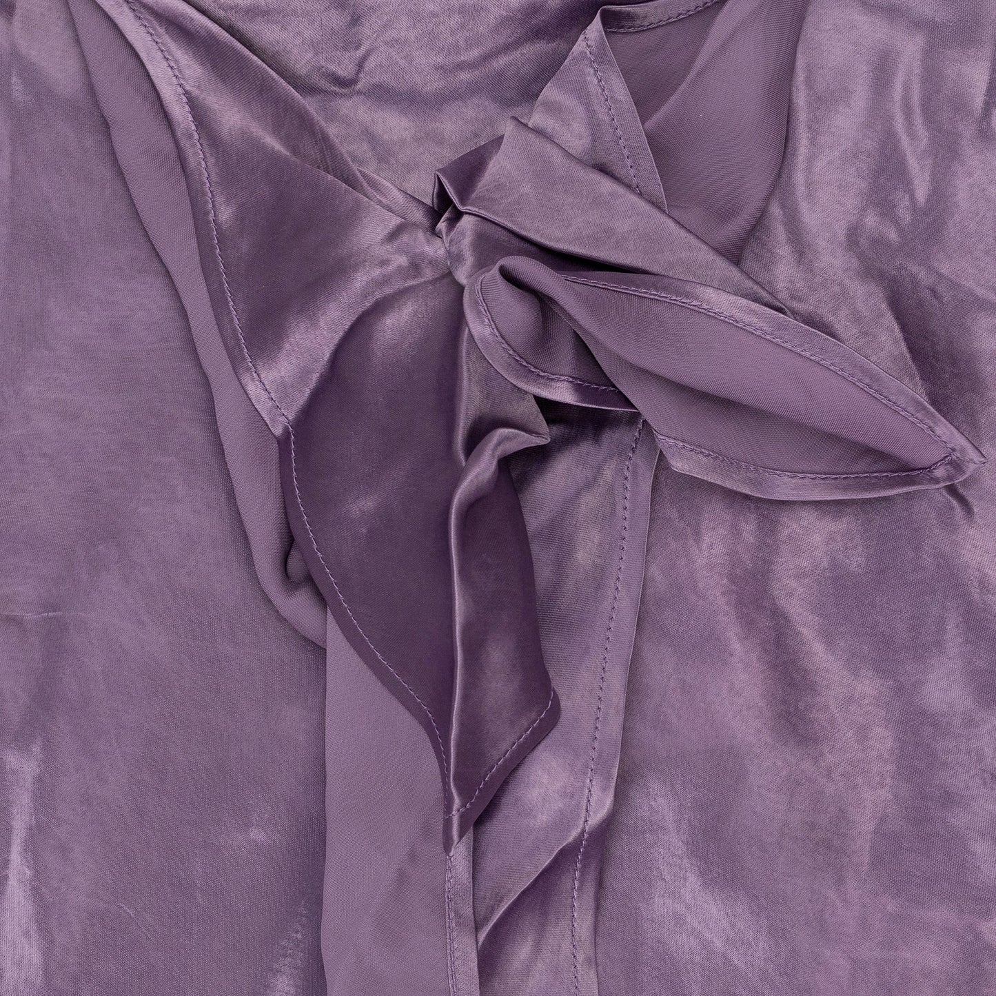 Purple Washed Cupro Bandana Dress