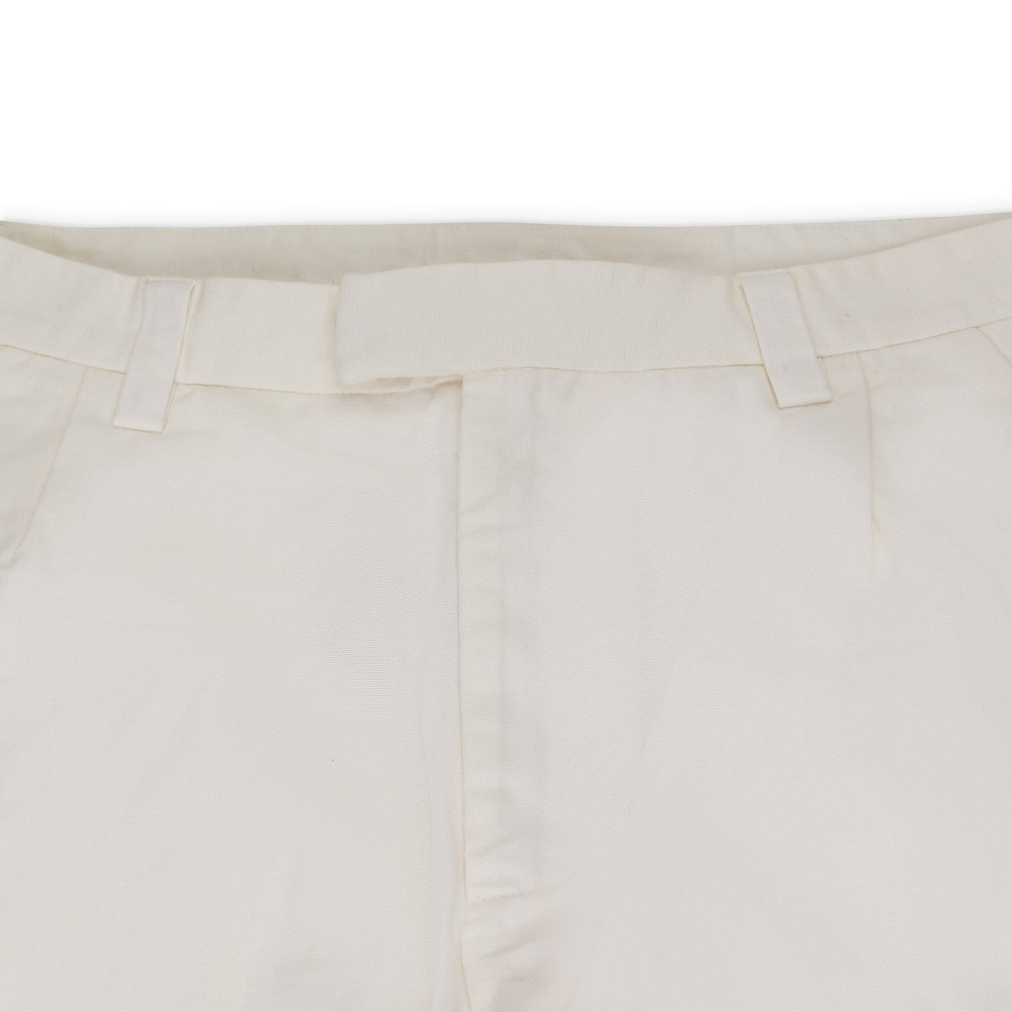 White Winnie Bottom Closure Trouser