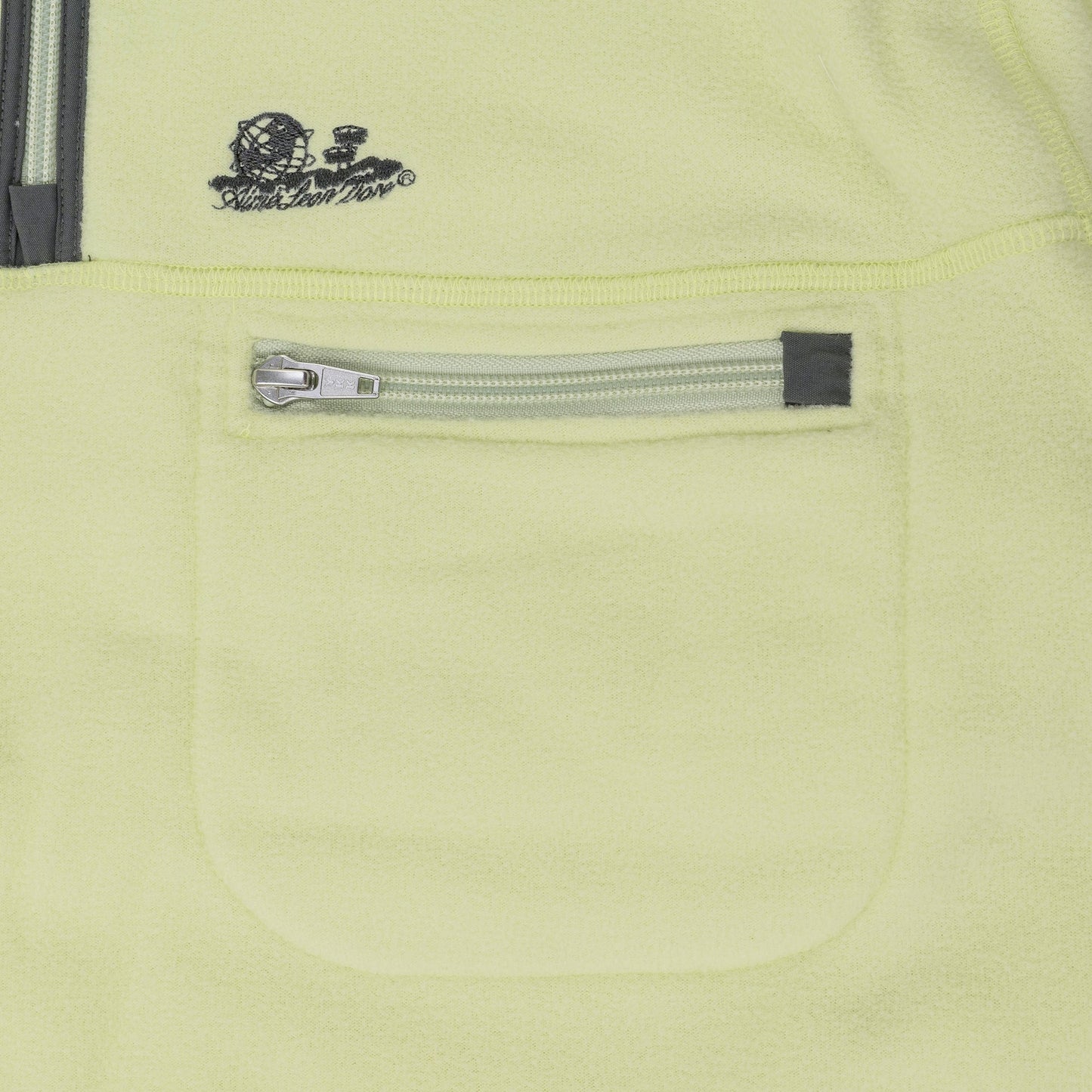 Seafoam Green Quarter Zip Pullover Fleece