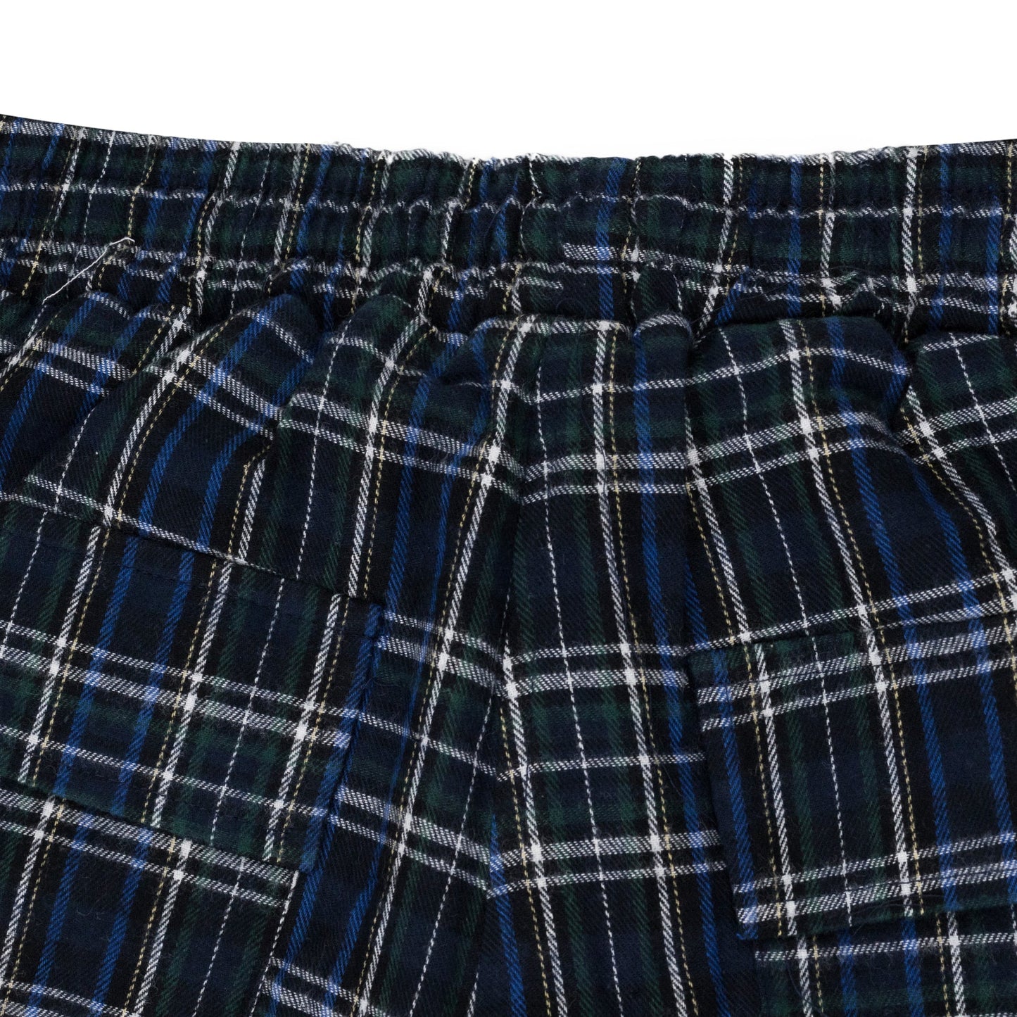 Blue Plaid Shorts