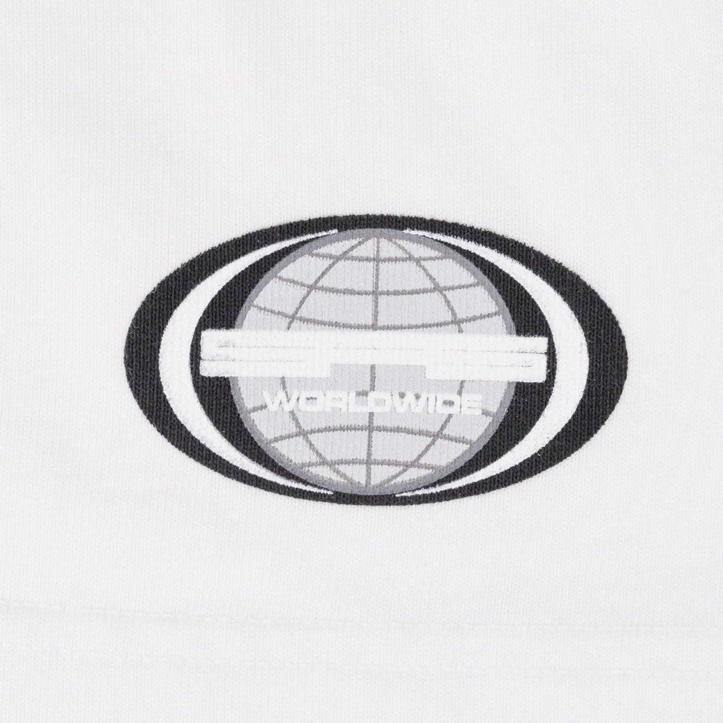 White Small Globe T-Shirt