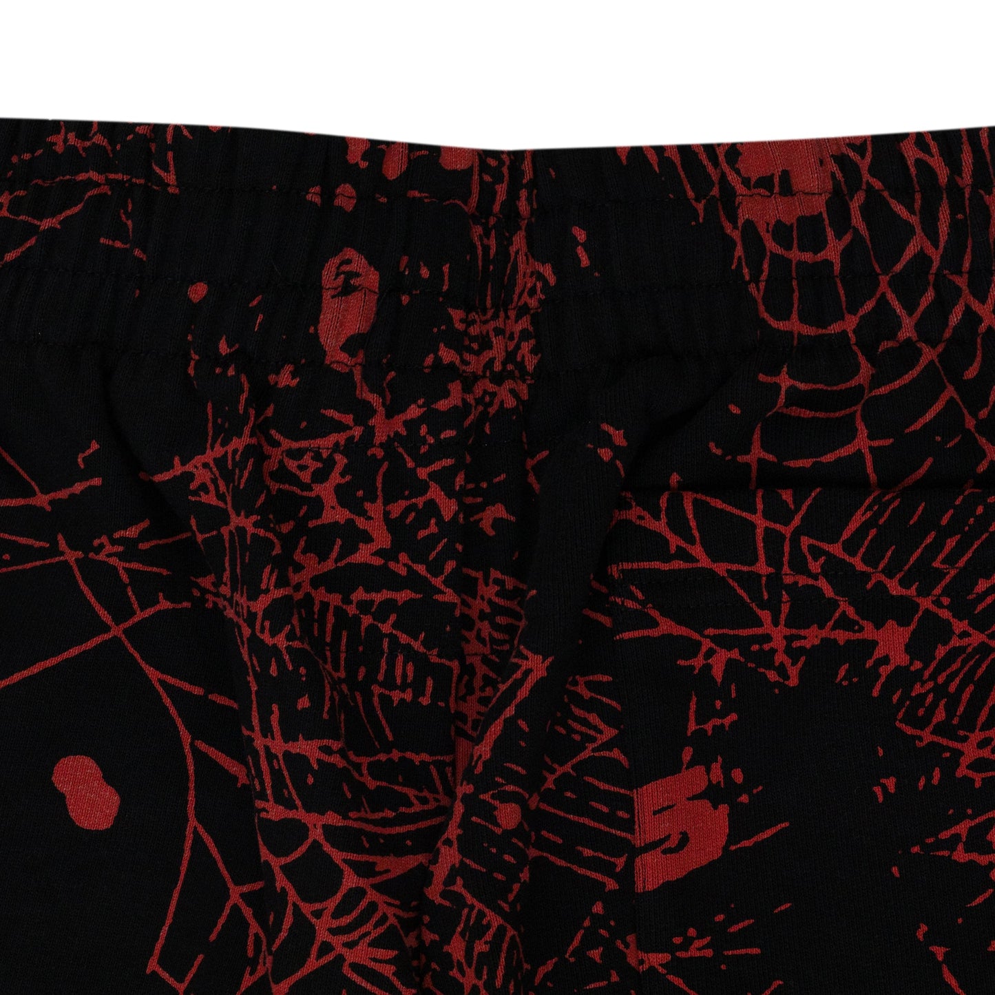 Black AOP Web V2 Sweatshorts