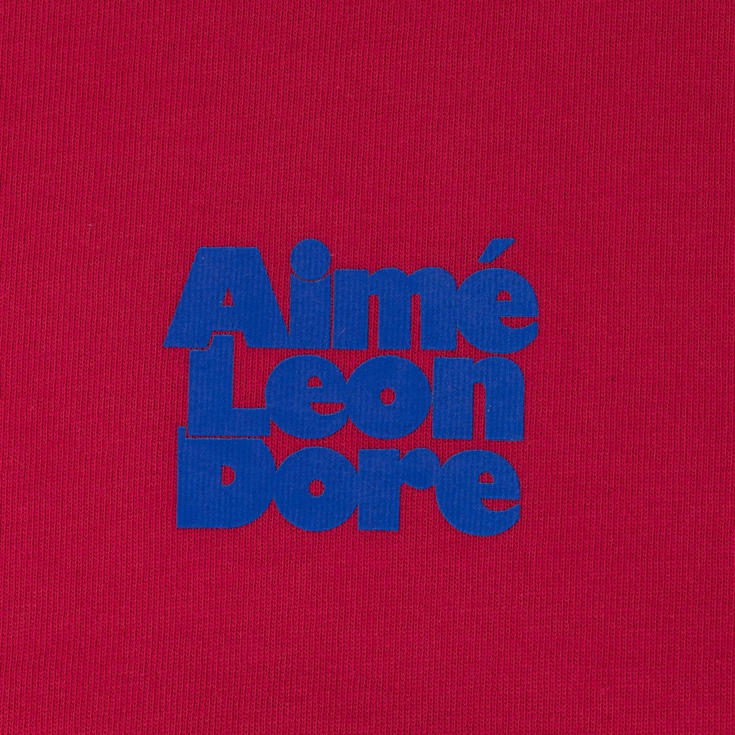 Pink SS Stacked Logo Tee