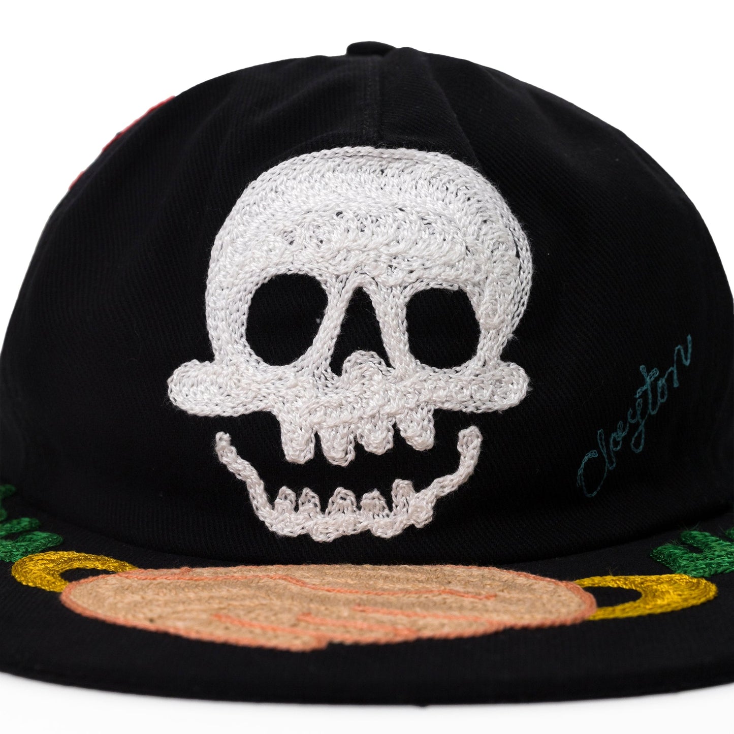 Black Skull Cap