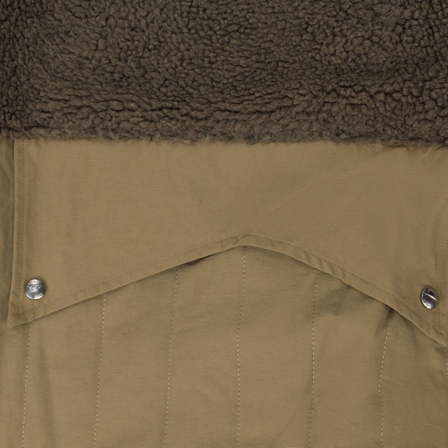 Brown Two Tone Sherpa Zip-UP