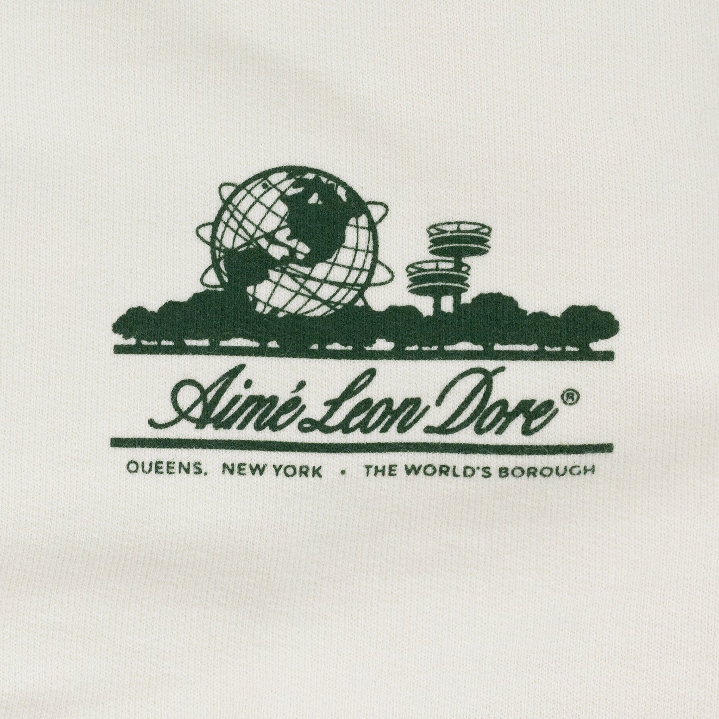 White Unisphere Crewneck Sweatshirt
