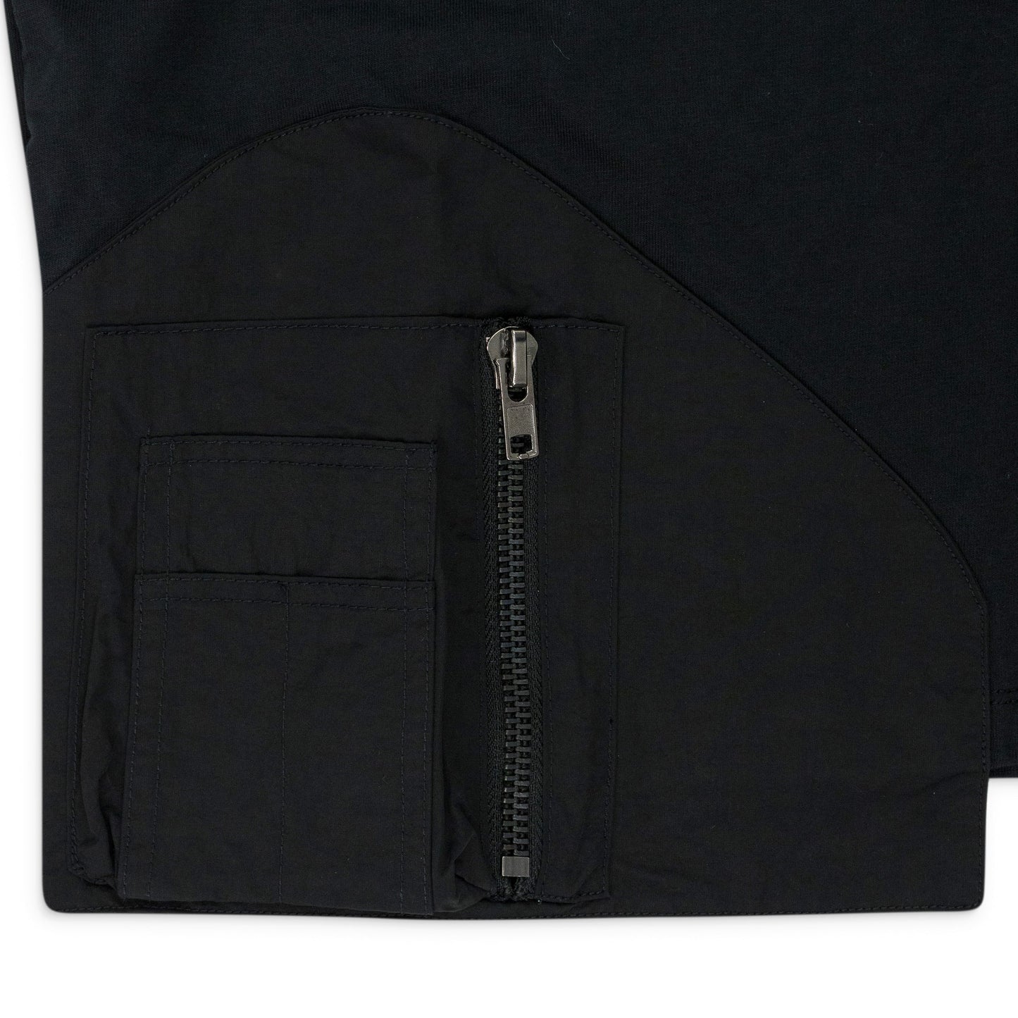 Black Utility Side T-shirt