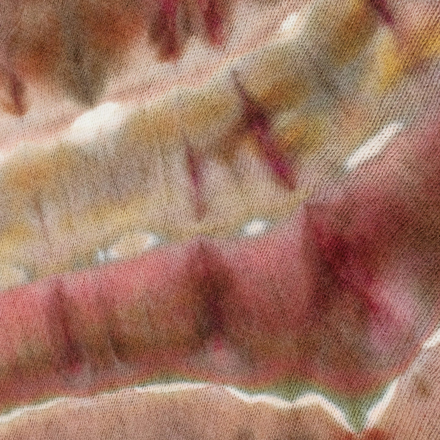 Clay Ma Tie Dye Cashmere Crewneck Sweatshirt