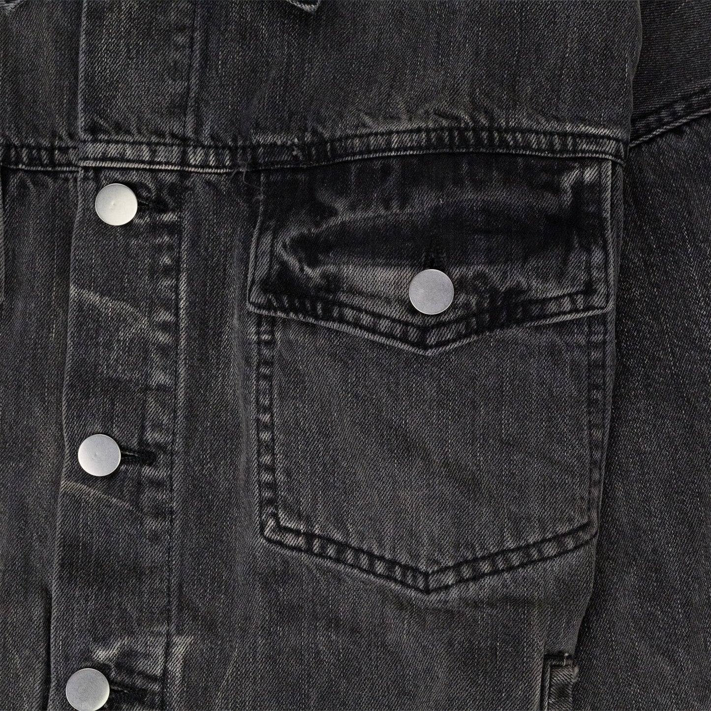 Black Vintage Trucker Jacket