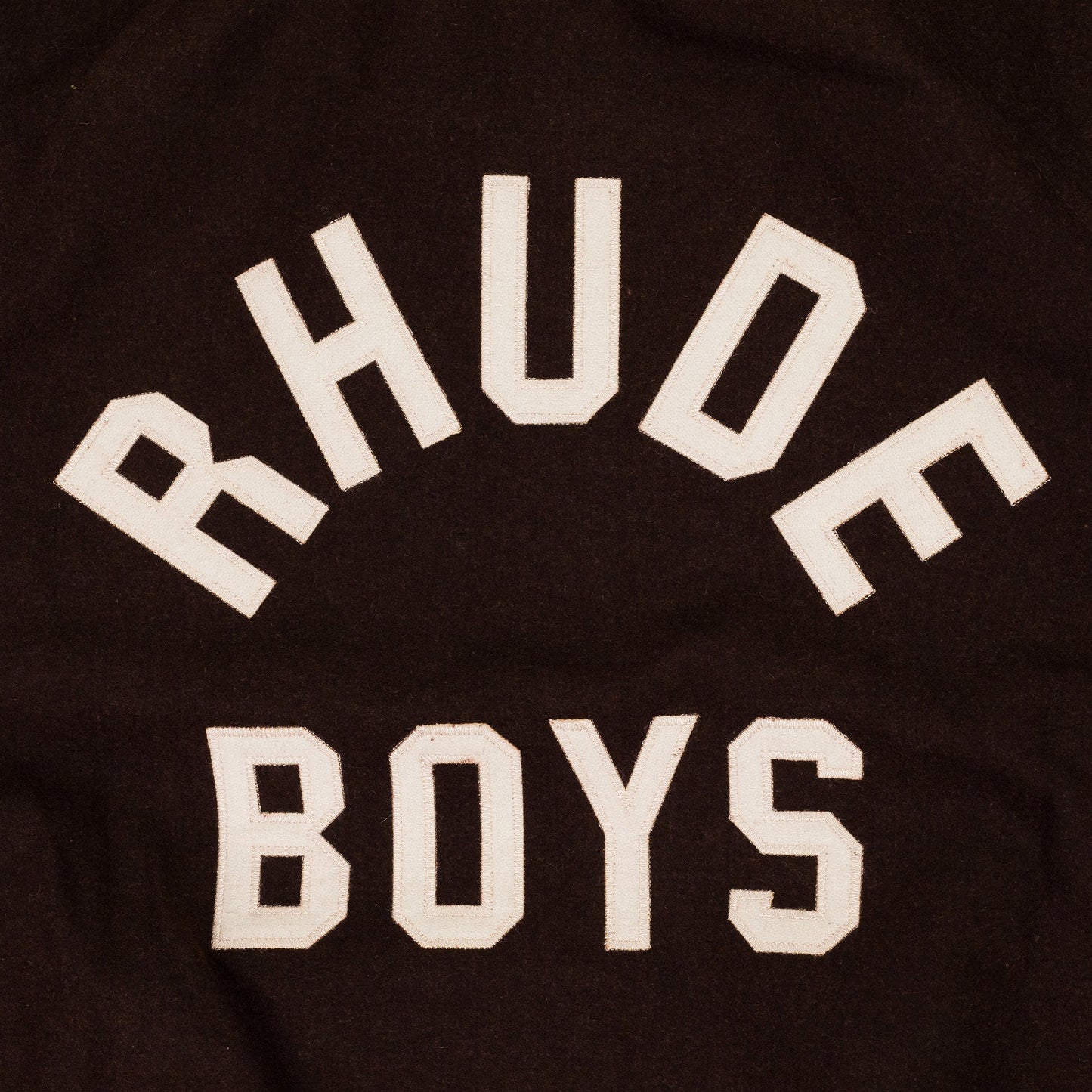 Brown Rhude Boys Signature Bomber