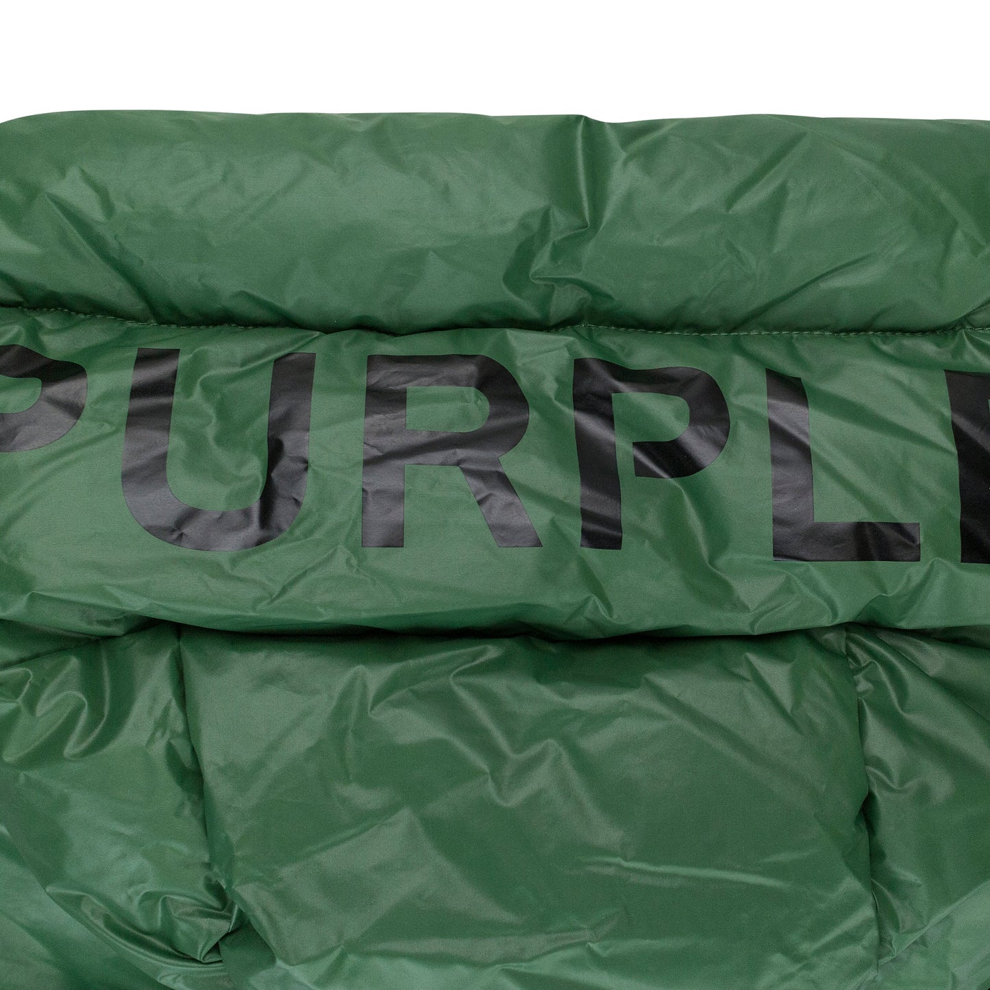 Green Nylon Puffer Jacket