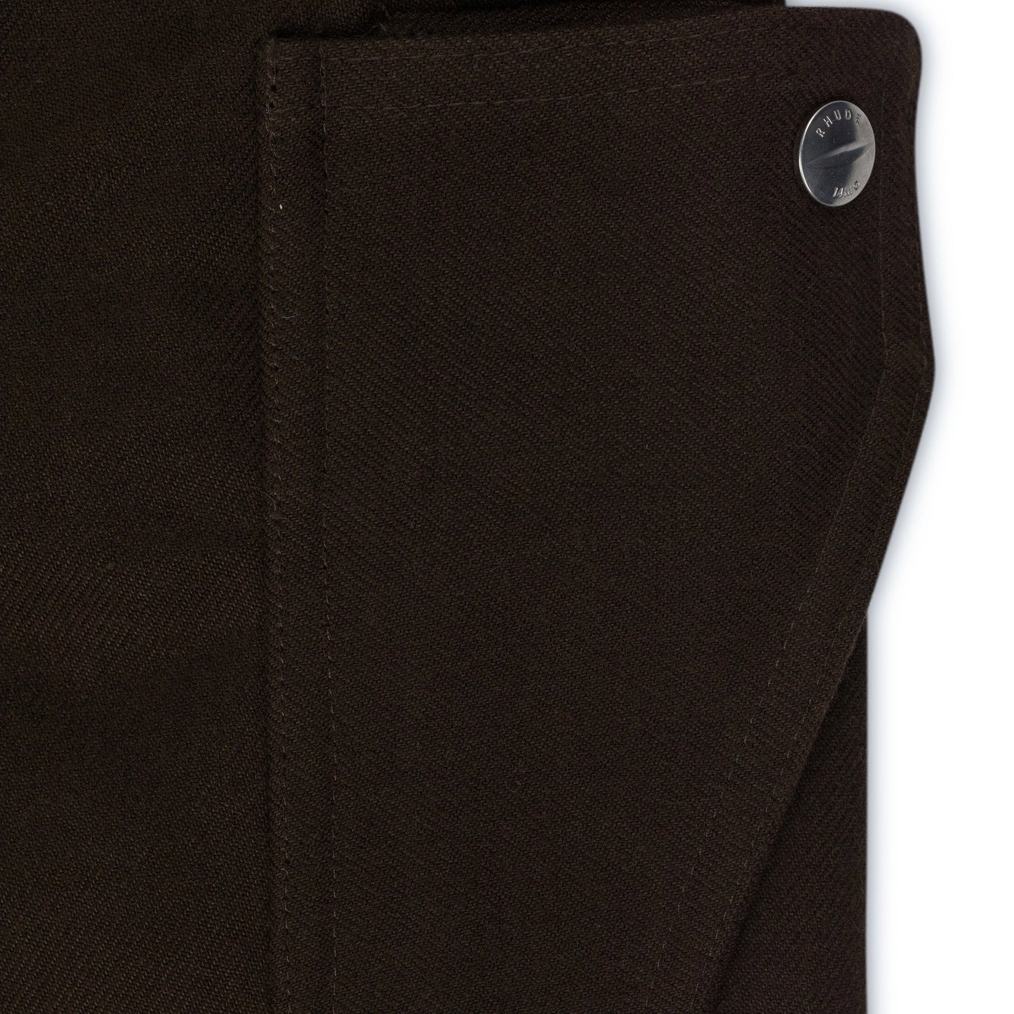 Brown Suiting Cargo Pant