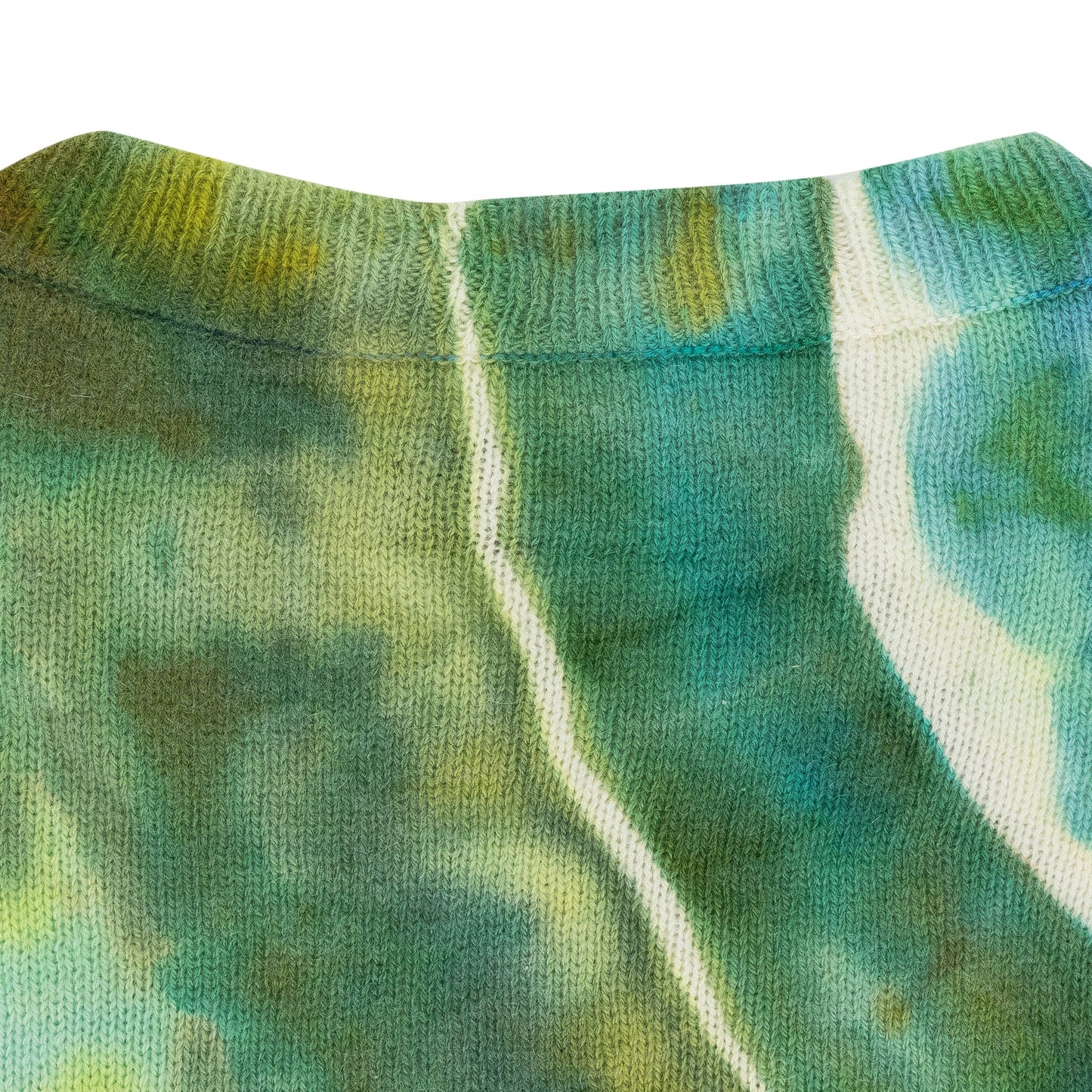 Green Ma Tie Dye Cashmere Crewneck Sweatshirt