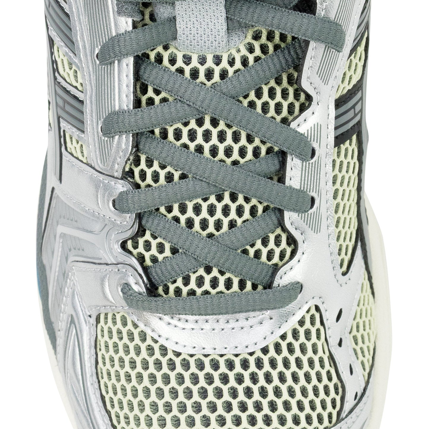 Soft Yellow / Asics Blue Gel-Kayano 14