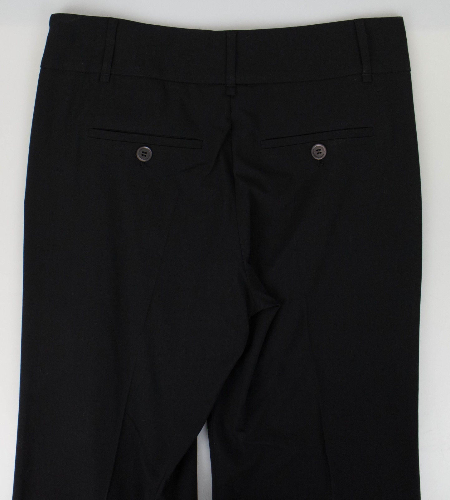 Women's Black Wool Blend Dress Pants