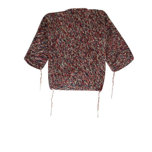 Off White C/O Virgil Abloh Rope Knit Cardigan - Red/Multicolor