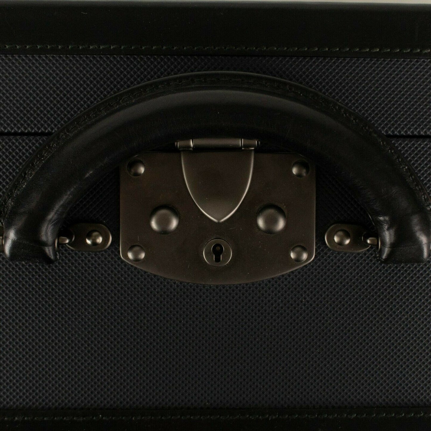 Blue Canvas 'Marco Polo' Hard Suitcase Luggage