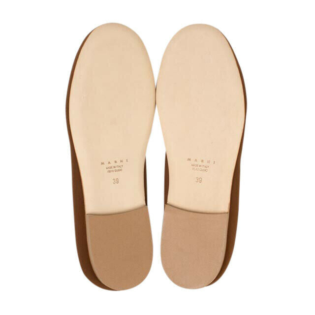 Brown Ballet Flat Shoes