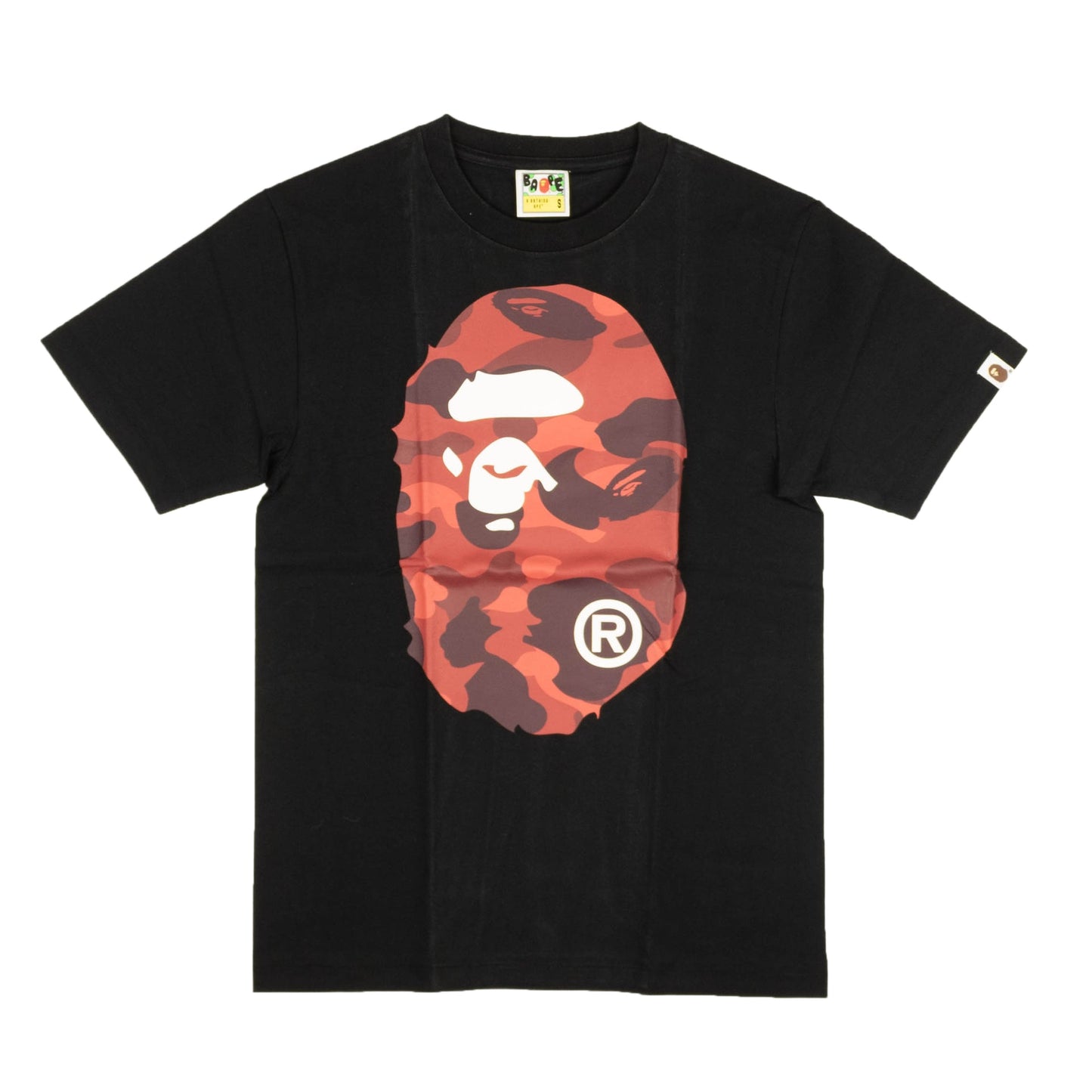 Bape Logo Short Sleeve T-Shirt - Black/Red