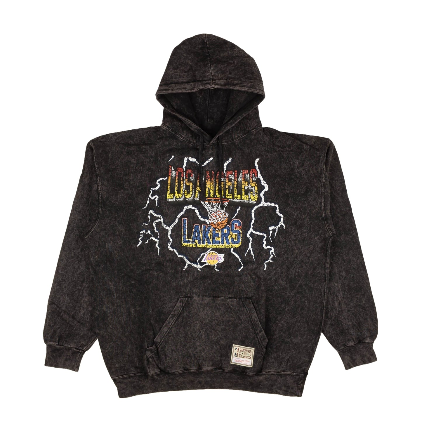 Mitchell & Ness Nba Vintage Lightning Lakers Hoodie - Black