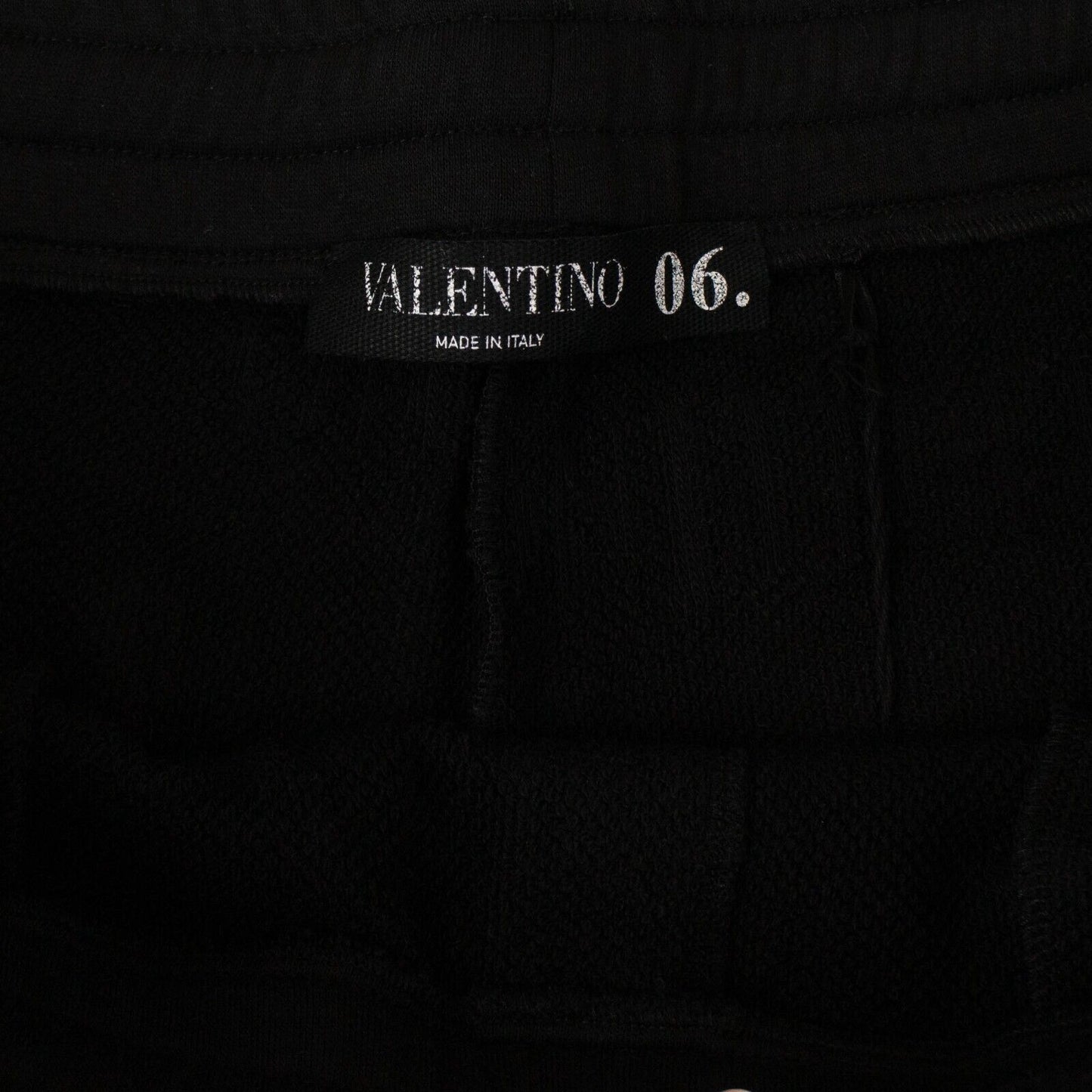 Men's Black Studded Fianchi Bermuda Sweatshorts