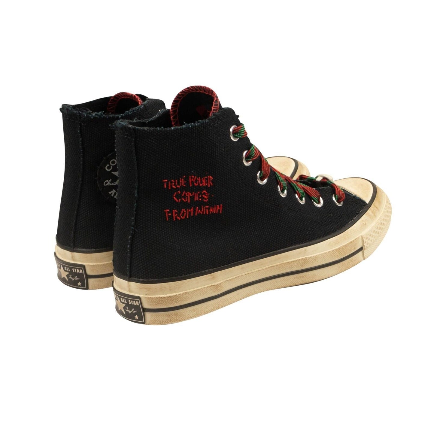 TRUE POWER HIGH TOP BLACK SNEAKERS