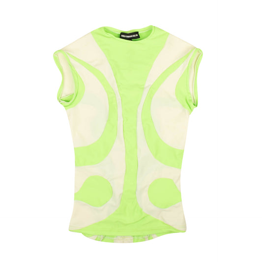 Paula Canovas Del Vas Lycra Sleeveless Top - Green