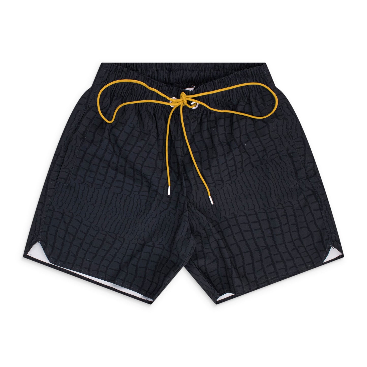 Black Croc Swim Trunk