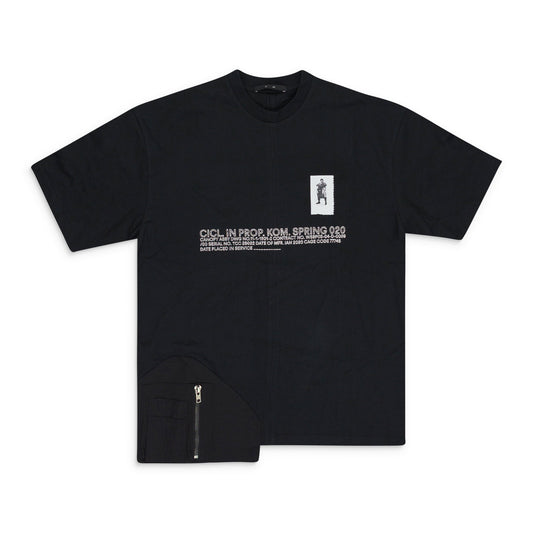 Black Utility Side T-shirt