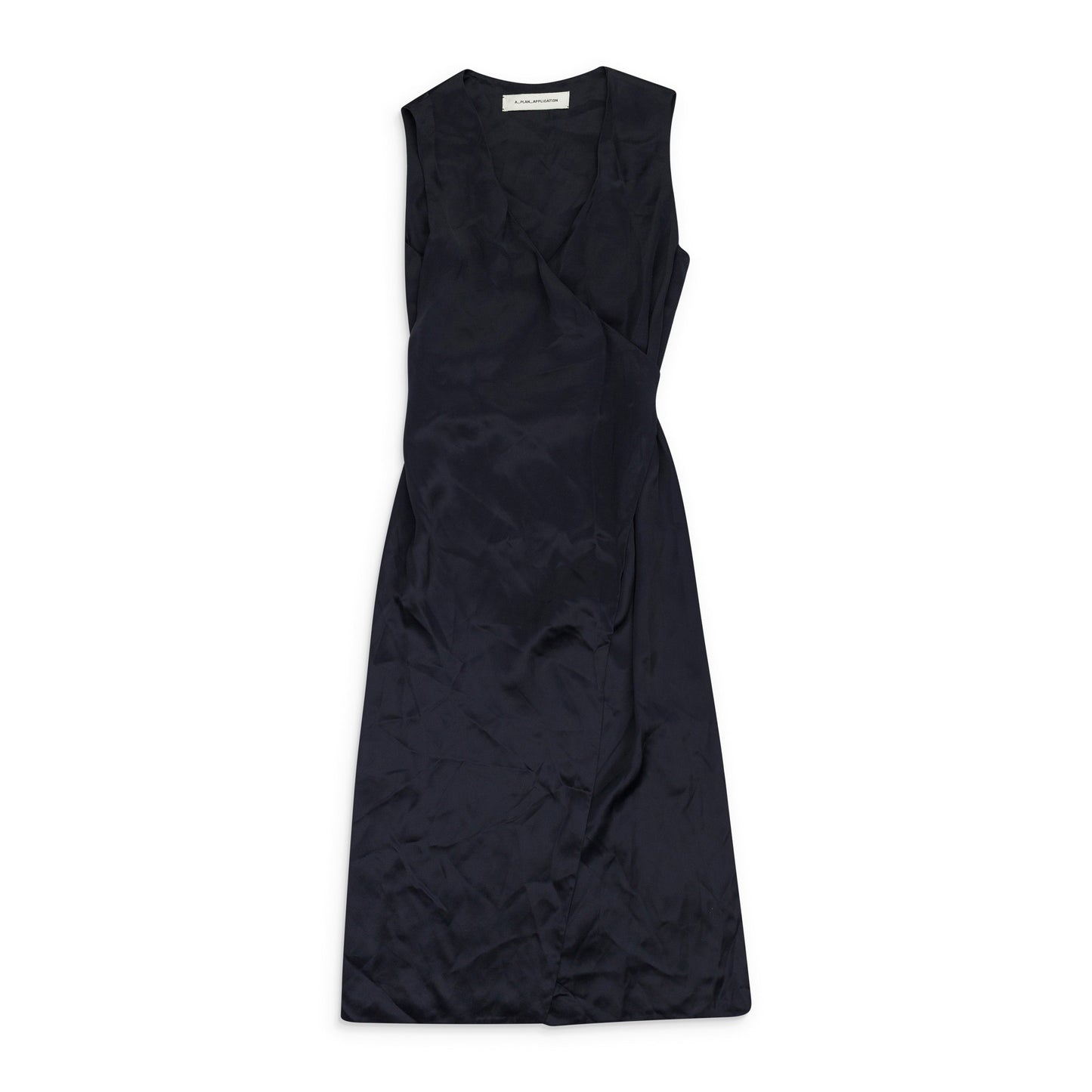 Blue Satin Wear Dress
