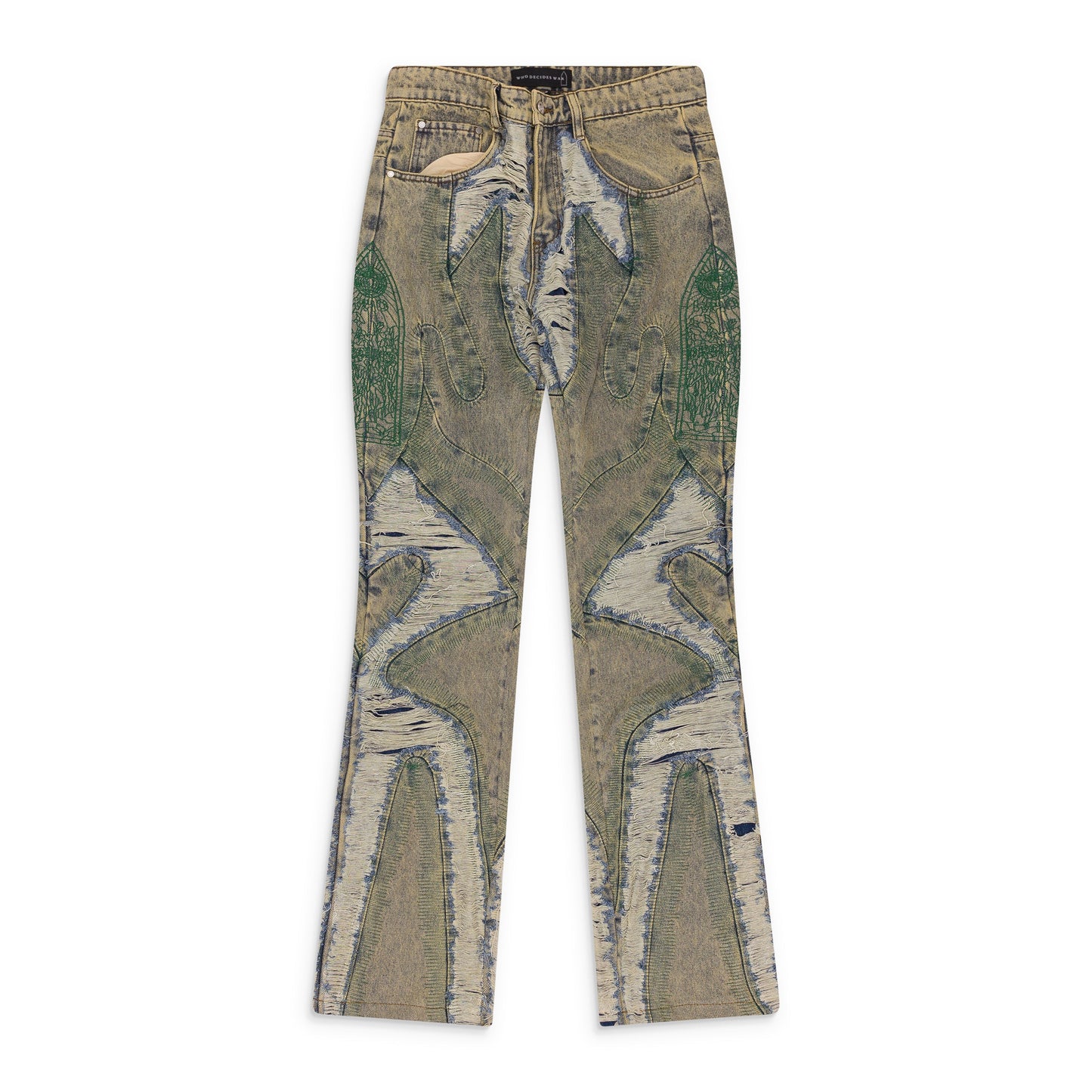 Blue Wave Distressed Jeans