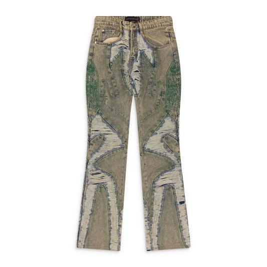 Blue Wave Distressed Jeans