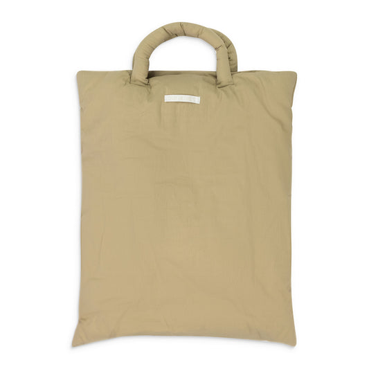 KHAKI PILLOW TOTE