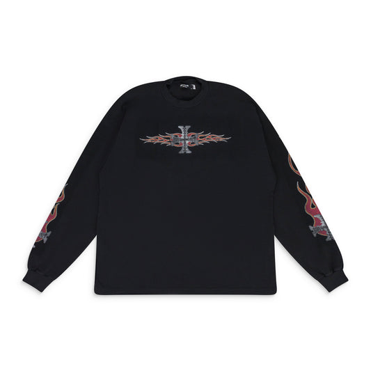 Black Screw Thermal L/S T-Shirt