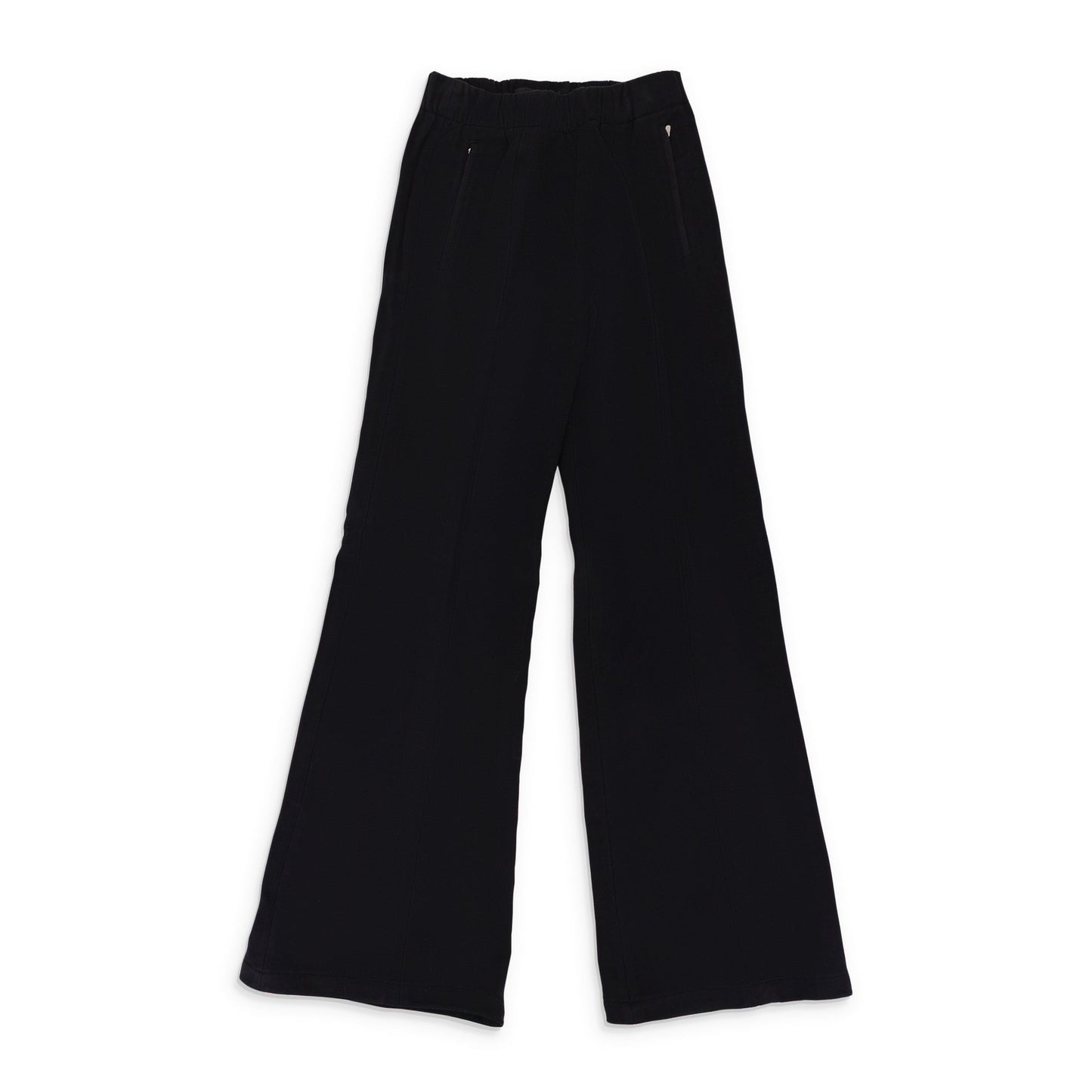 Black Wide Flared Sweatpant