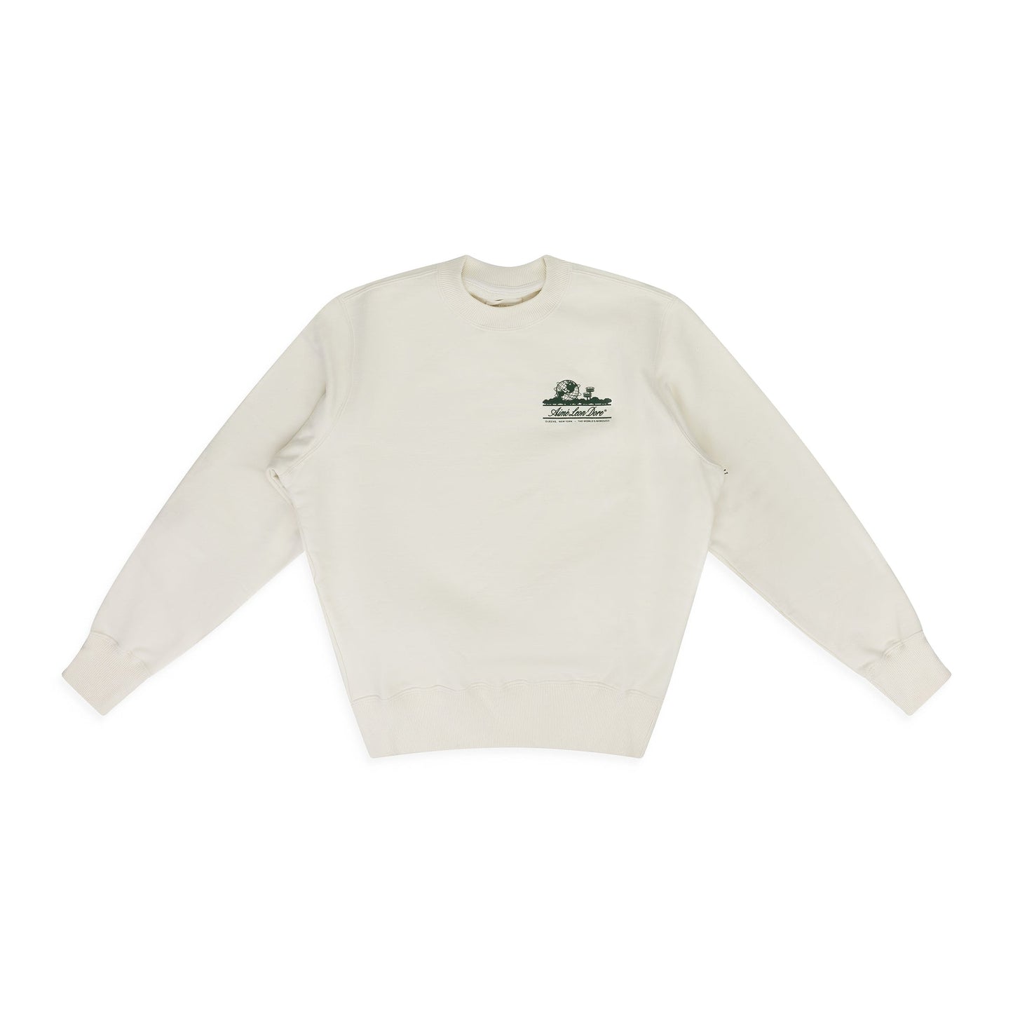 White Unisphere Crewneck Sweatshirt