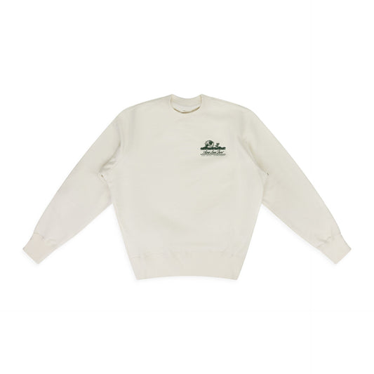 White Unisphere Crewneck Sweatshirt