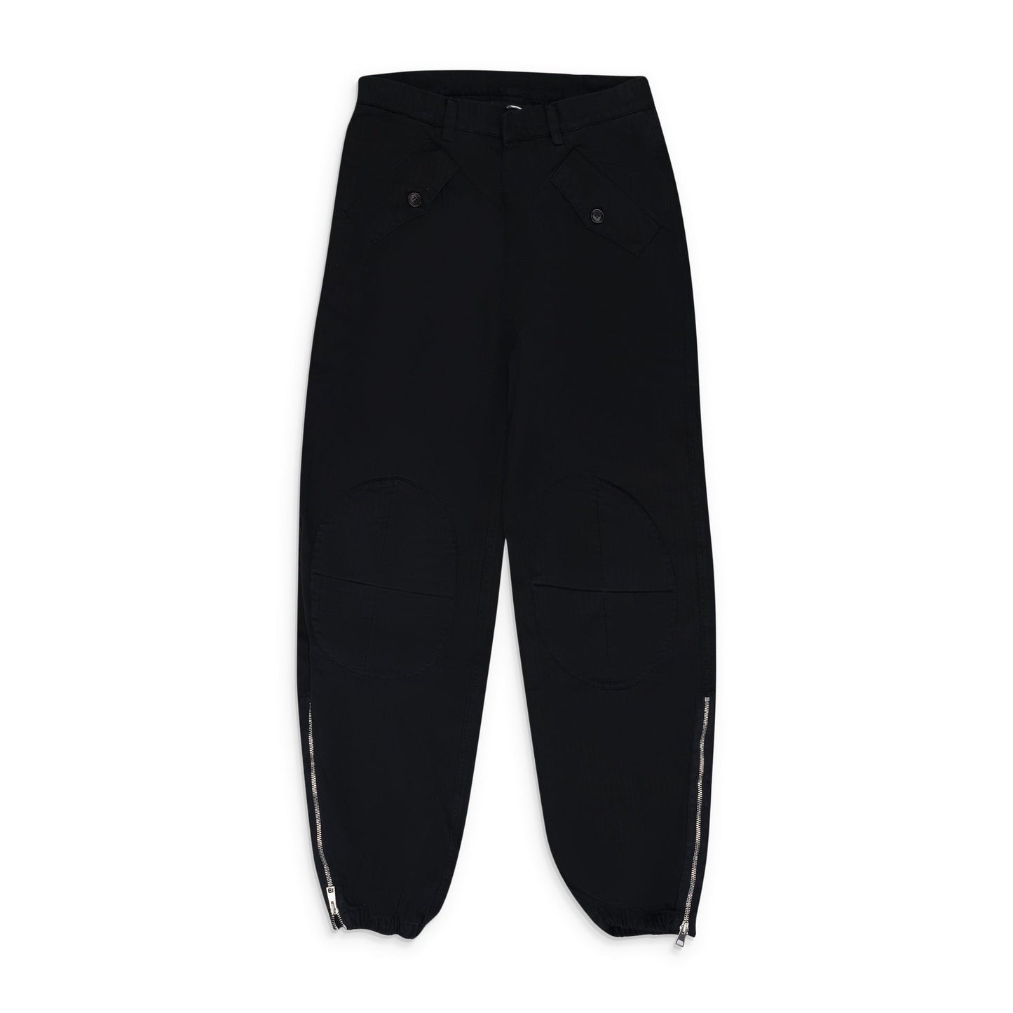 Black Relaxed Cargo Pants