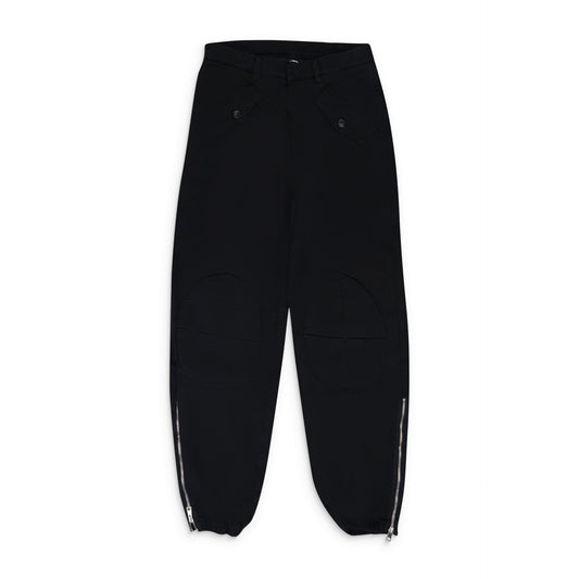 Black Relaxed Cargo Pants