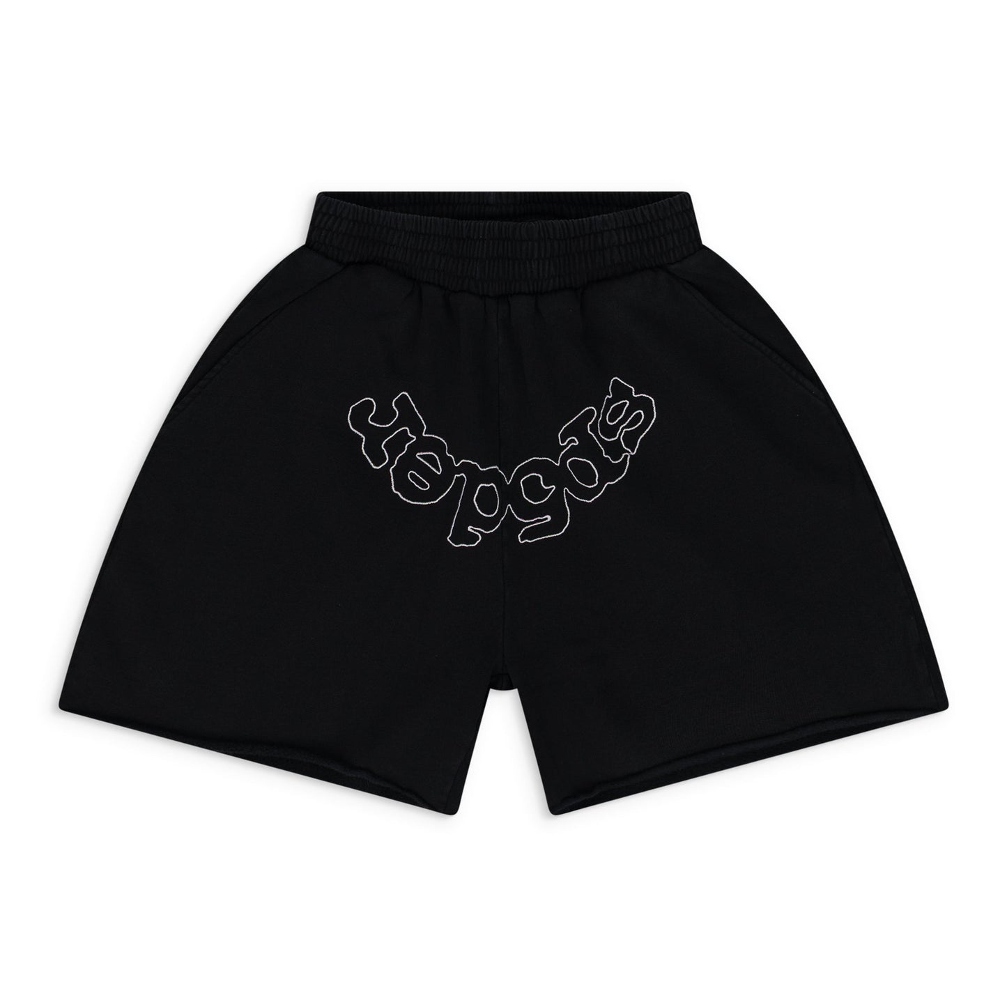 Black OG Logo Embroidered Sweatshorts