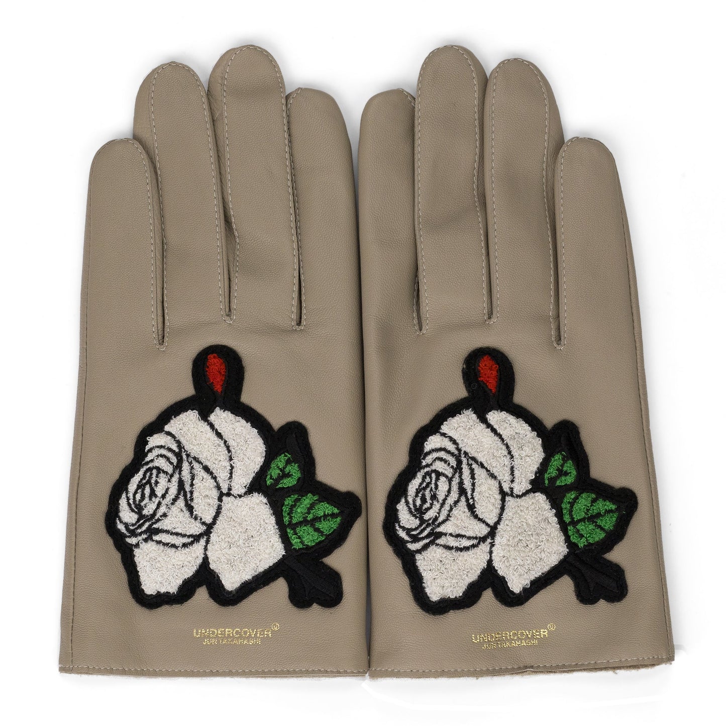 Beige Undercover Sheepskin Unisex Gloves Beige