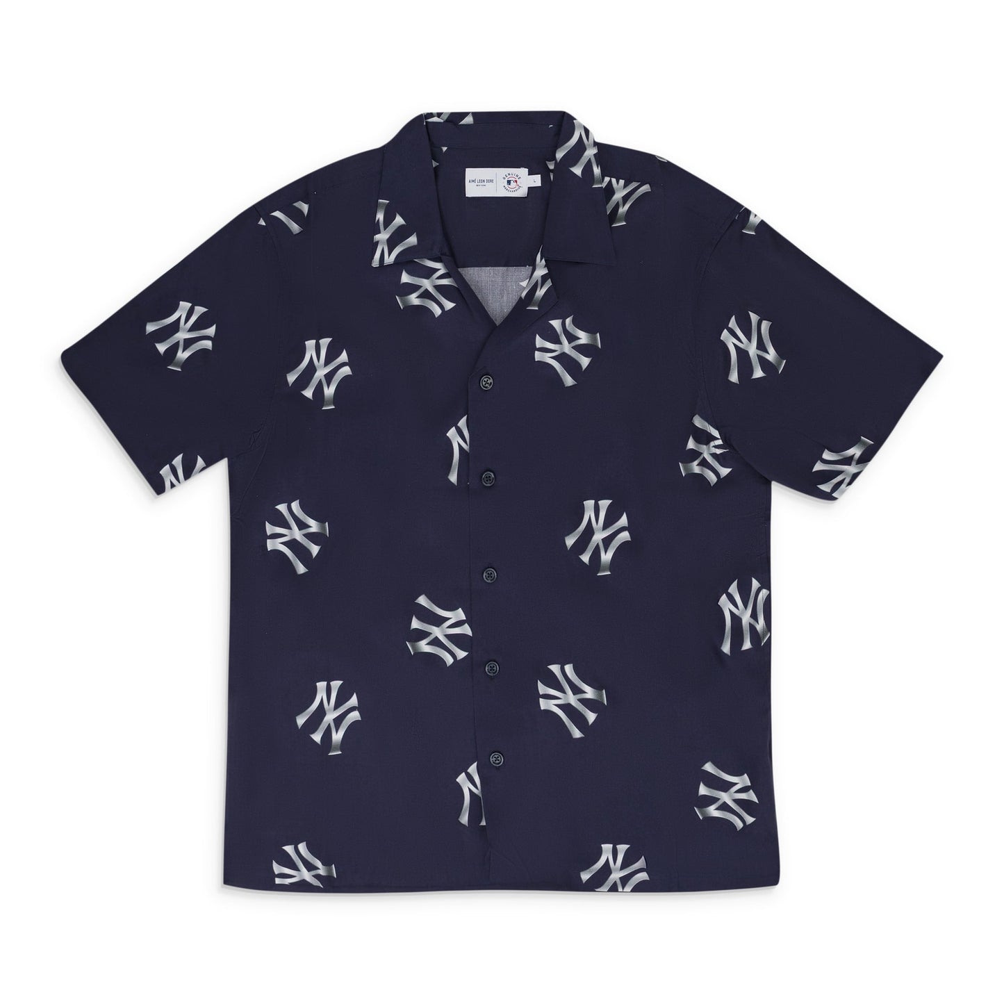 Blue New York Yankees Leisure Shirt
