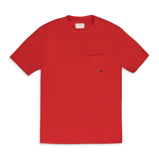 Red Red Crest Pocket T-shirt