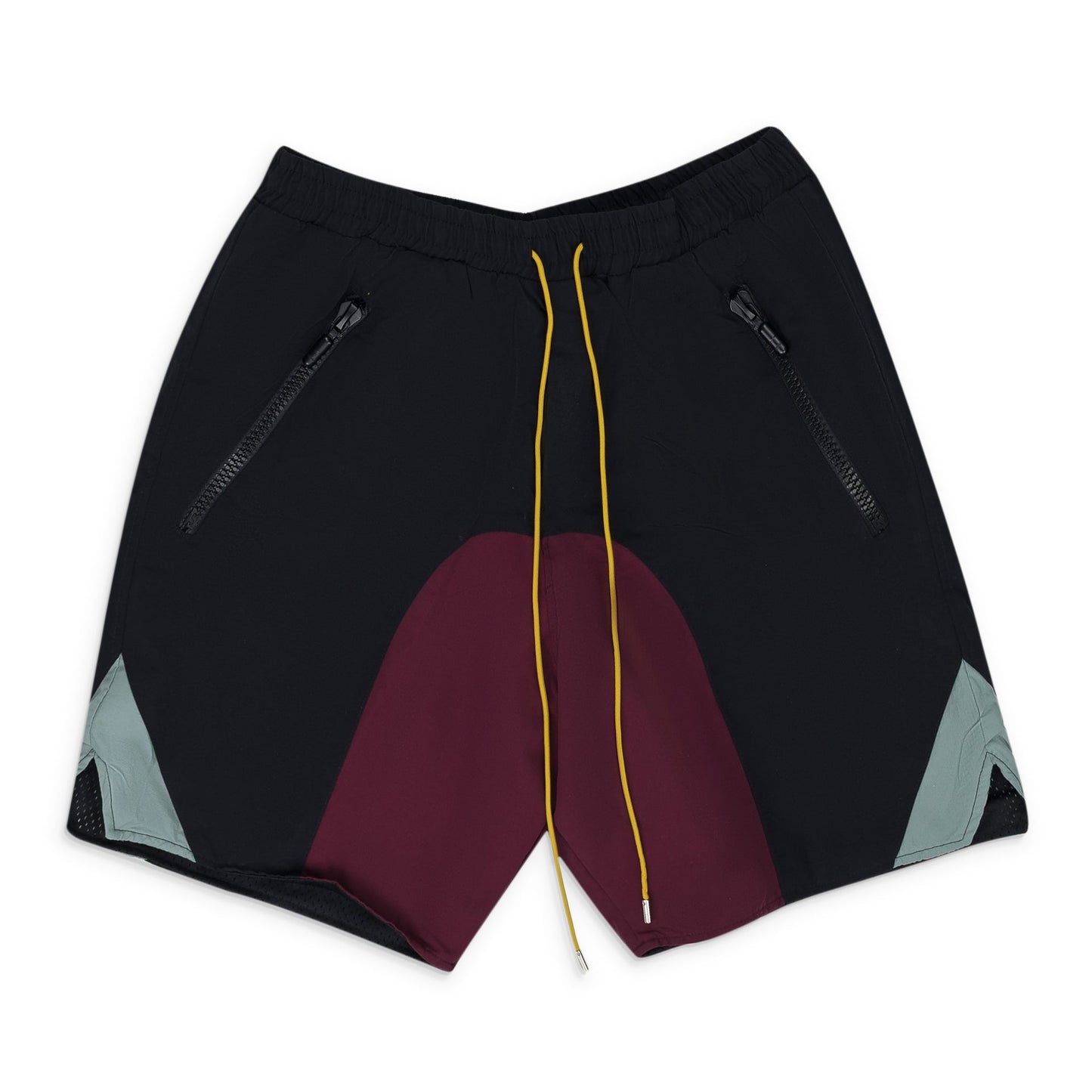 Black Black Panel Shorts