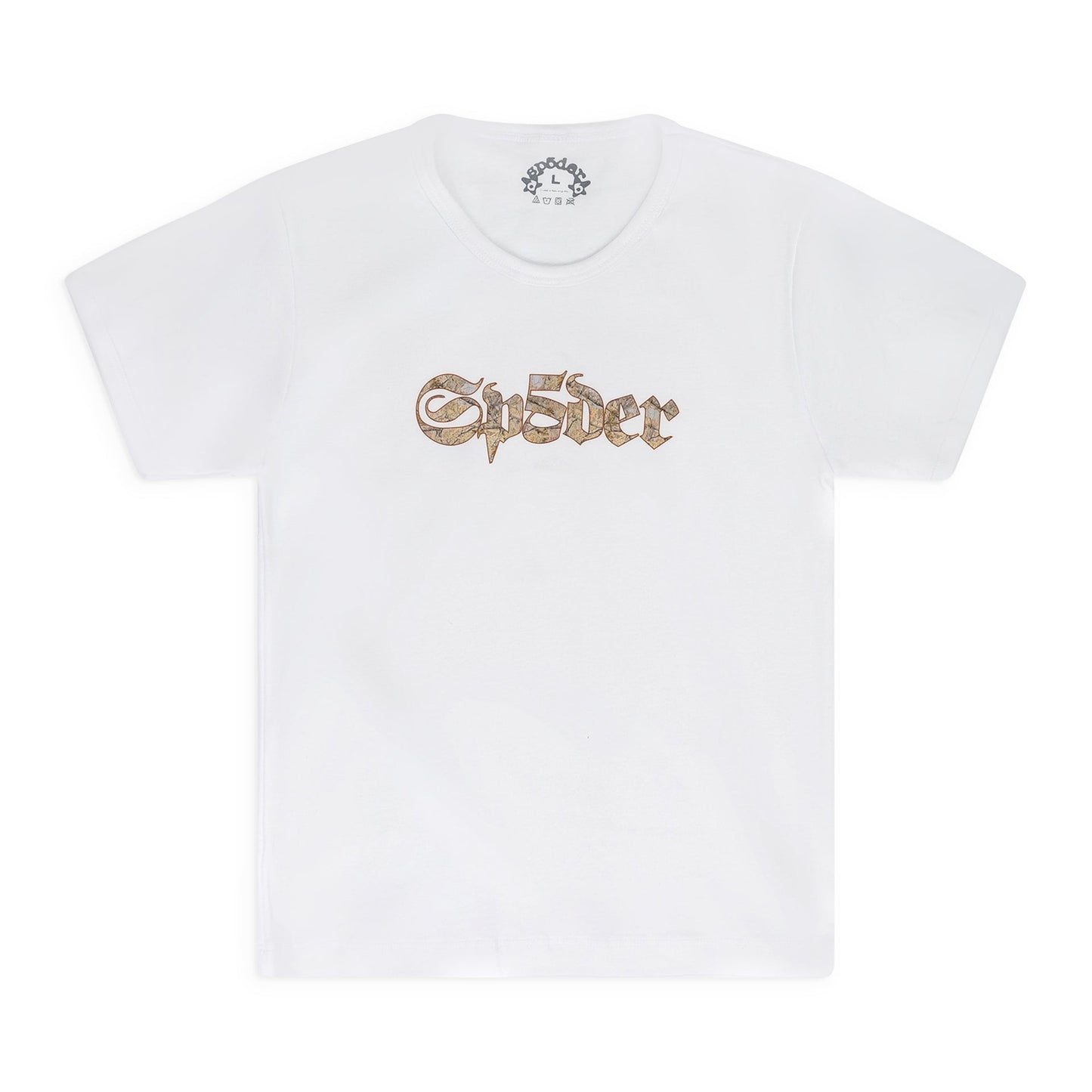 White White Script Baby T-Shirt